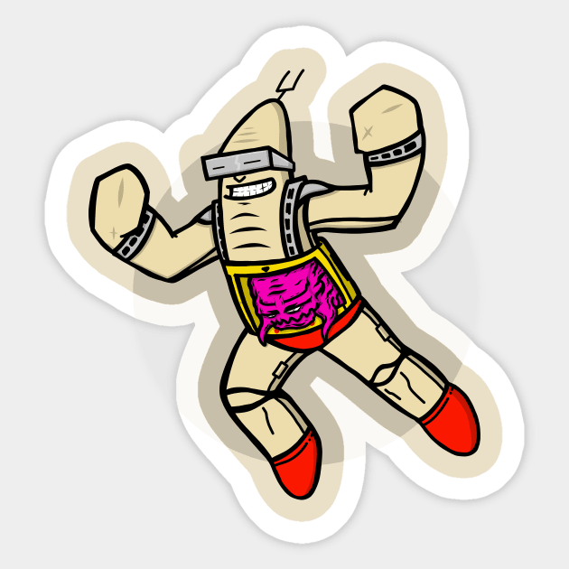 The KRANG Sticker by famousafterdeath